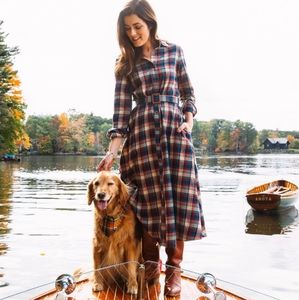 KJP Apple Cinnamon Flannel Dress
